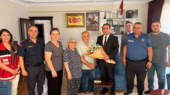 Alaşehir’in yeni kaymakamından vefa dolu ilk adım: Mesaiye şehit eviyle başladı
