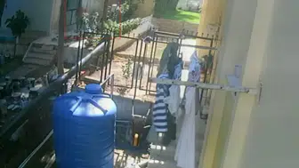 Balçova'daki inşaatta dehşet anları: İskele faciası saniye saniye kaydedildi