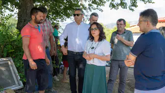 Menteşe’de korkutan yangın sonrası Başkan Köksal’dan dayanışma mesajı