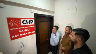 CHP Nazilli’de koltuk krizi: Yeni başkan kapıda kaldı