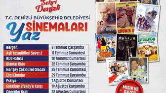 Denizli’de yaz akşamları beyazperdeyle şenleniyor: Nostalji rüzgarı esmeye hazırlanıyor