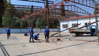 Bozdoğan’da sosyal alanlara modern dokunuş: Haydere’ye yeni çehre