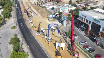 Turgutlu’da trafik çilesine son verecek dev yatırım: Ergenekon Kavşağı’nda ilk harç döküldü
