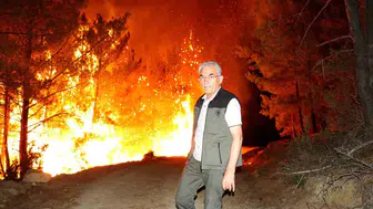 Alevlerin merkezinde kritik mesai: Genel Müdür Karacabey sahadan bir an olsun ayrılmadı