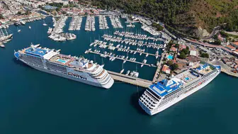 Marmaris’te kruvaziyer bereketi: Hedef eski günlerdeki 150 gemi rekoru