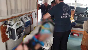 Bodrum açıklarında mavi tur kabusa döndü: Tekne kazasında yaralanan turist hastanelik oldu
