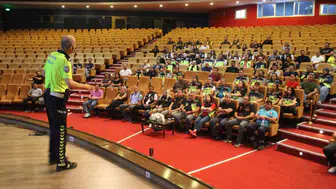 Aydın’da motosiklet tutkunlarına hayati uyarılar: Kaskınız en değerli kaportanız