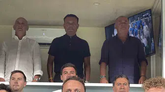 Bodrum'da Terim sürprizi: Efsane isim derbiyi protokolde izledi