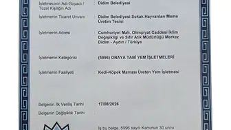Didim'de can dostlar için resmi üretim dönemi: Bakanlıktan tam not aldı