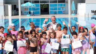 Buharkentli minikler için havuzda final: Başkan Erol’dan genç sporculara veda