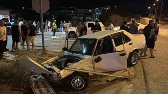 Söke’de Kavşakta Üç Araçlı Zincirleme Çarpışma: Çevre Yolu’nda Panik Anları