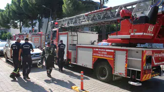 Aydın'da apartman sakinlerini ayağa kaldıran duman alarmı