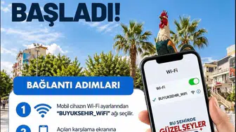 Denizli’de dijital dönüşüm hamlesi: Şehrin kalbinde ücretsiz internet dönemi başladı