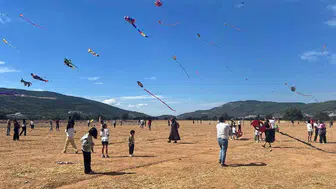 Menteşe’de gökyüzü şenlendi: Çocuklar hayallerini bulutlara taşıdı