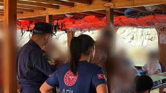 Bodrum açıklarında deniz üzerinde zamana karşı yarış: Sahil Güvenlik hayat kurtardı
