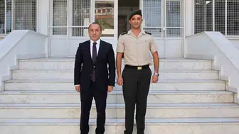 Çine’de askerlik şubesinde görev değişimi: Kaymakam Erdoğan’dan ziyaret