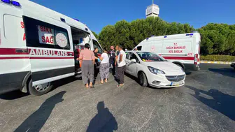 Efeler'de kavşak kazası: Bir çocuk dahil iki kişi yaralandı
