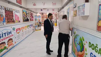 Bolvadin’de eğitim seferberliği: Müdür Keleş sınıfları tek tek denetliyor