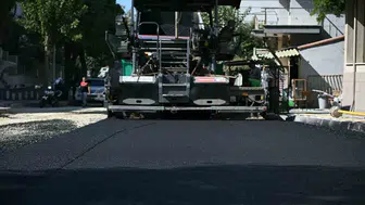 Salihli’de Çiçek Caddesi’ne konforlu ulaşım için 3 bin ton asfalt