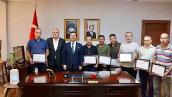 Koçarlı'nın emektar esnafları Kaymakam Taşkın ile bir araya geldi