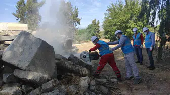 ADÜ'nün arama kurtarma timi zorlu sınav için sahaya indi