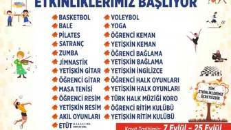 Aydın'da sanat ve spor dolu bir sezon başlıyor: Kayıtlar için geri sayım başladı