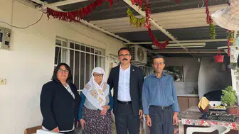 Sultanhisar'da kapı kapı dolaşıyor: Devletin sıcak yüzü evlere taşınıyor