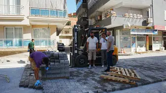 Germencik’te sokaklar yenileniyor: Başkan Zencirci çalışmaları yerinde denetledi