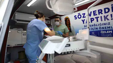 Çine’de diş sağlığı hizmeti mahalleliye ulaştı: Uzman ekip kapıda
