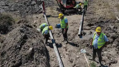 Milas’ta su çilesi sona erdi: Depoların besleme hattı baştan aşağı yenilendi