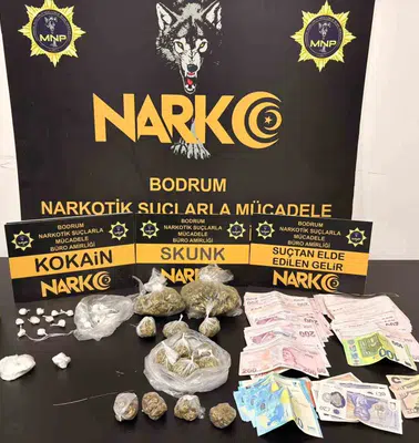 Bodrum narkotik operasyonunda zehir tacirlerine geçit yok
