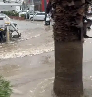 Bodrum'da kabus dolu anlar: Sel sularında mahsur kalan hamile kadın için seferberlik