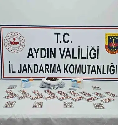 Kuşadası'nda narkotik operasyonu: Adrese yapılan baskında binin üzerinde hap yakalandı