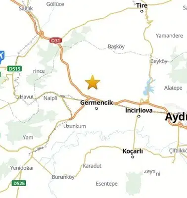 Germencik sallandı: Aydın'da korkutan deprem