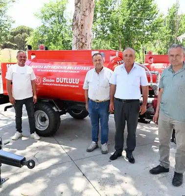 Sarıgöl'de yangınla mücadele seferberliği: Üç mahalleye kritik donanım desteği