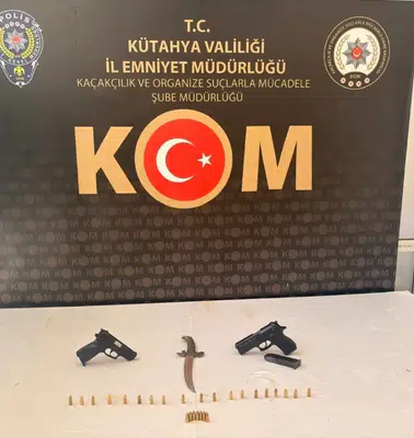 Kütahya'da çökme operasyonu: Suç örgütüne ağır darbe