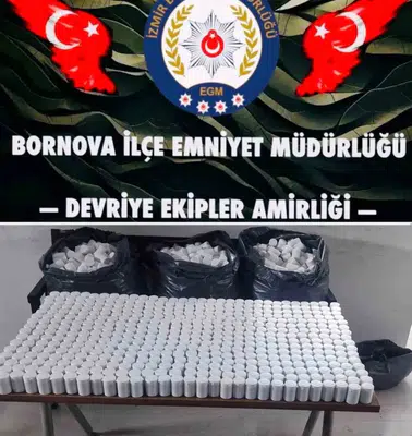 Bornova sokaklarında nefes kesen kovalamaca: Terk edilen araçtan uyuşturucu deposu çıktı
