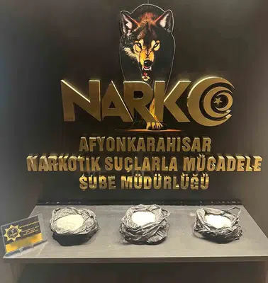 Afyonkarahisar’da zehir tacirine geçit yok: 5 kilogramlık operasyon