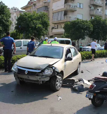 Aydın'da trafik kabusu: Bir anlık dikkatsizlik zincirleme kazaya yol açtı
