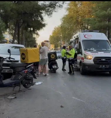 Yasak U Dönüşü Zincirleme Kaza Çıkardı: Motosikletli Yaralandı