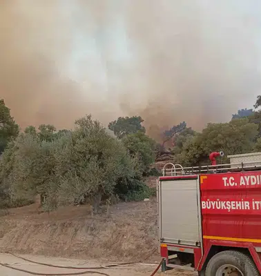 Alevlerin arasından gelen yaşam mücadelesi: İtfaiyeden duygulandıran kurtarma