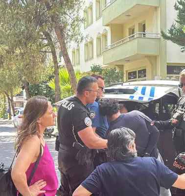 Menteşe’de trafik denetimi gergin bitti: Motokurye gözaltına alındı