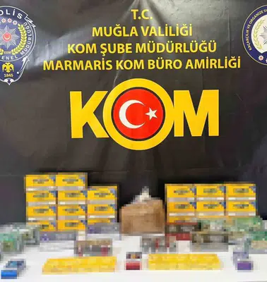 Marmaris'te kaçak tütün operasyonu: 4 kişi demir parmaklıklar ardında