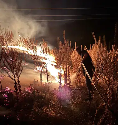 Manisa'da korkutan doğa olayı: Yıldırım trafo merkezini ateşe verdi
