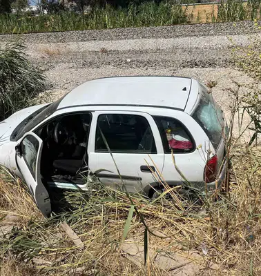 Germencik’te direksiyon başındaki sürücü için mucizevi kurtuluş