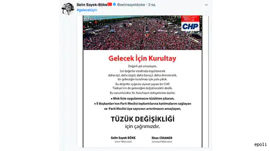 CHP'de Tüzük Değişsin Sesleri