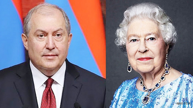 Britanya Kraliçesi’nden Sarkisyan’a tebrik mesajı