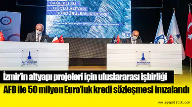 İzmir'in altyapı projeleri için uluslararası işbirliği