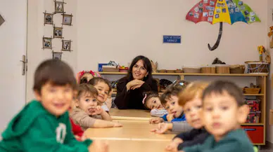 Başak Köse, eğitim gördüğü anaokuluna öğretmen olarak döndü