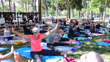 Bucalı kadınlardan spor kurslarına yoğun ilgi